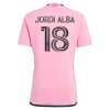 Inter Miami CF Jordi Alba Ramos 18 Hjemme 2024-25 - Herre Fotballdrakt